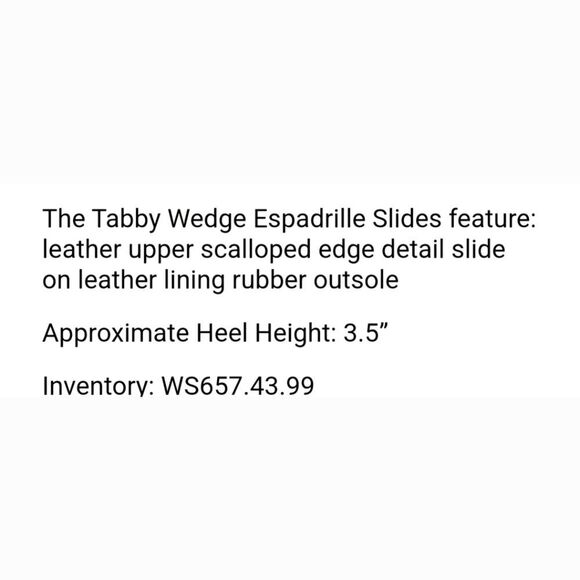 Kate Spade The Tabby Wedge Espadrille Slides - Picture 5 of 9